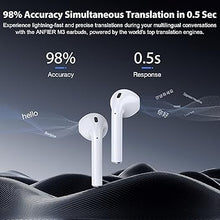 Load image into Gallery viewer, Language Translator Earbuds in Real Time, 144 Languages Bluetooth Translator Device and Accents 8 Offline Language Translation, Two-Way Translator Earphones for Language Learning/Travel/Business