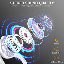 Load image into Gallery viewer, Wireless Earbuds Bluetooth Headphone Sport, Bluetooth 5.3 Earbud 14.2mm Driver Stereo Over Ear Buds, 48H Earphone with Earhooks, Noise Cancelling Mic, IP7 Waterproof Headset for Workout/Running, White