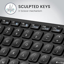 Load image into Gallery viewer, Perixx PERIBOARD-416 Wired Mini USB Keyboard with 4 Hubs - X Type Scissor Keys - Detachable USB-C and A Cable - US English