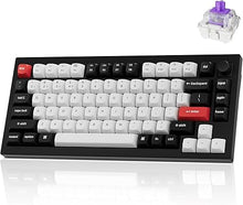 Load image into Gallery viewer, Keychron Q1 HE Wireless Custom Mechanical Keyboard with Hall Effect Gateron Double-Rail Magnetic Switch Rapid Trigger, QMK 2.4 GHz Bluetooth RGB Compatible with Mac Windows Linux (Hot-swappable)