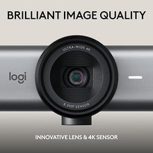 Load image into Gallery viewer, Logitech MX Brio 705 for Business 4K Webcam with Auto Light Correction, Ultra HD, Auto-Framing, Show Mode, USB-C, Works with Microsoft Teams, Zoom, Google Meet - Graphite