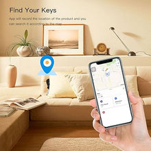 Load image into Gallery viewer, 2 Pack Key Finder Smart Bluetooth Tracker Item Finder Work with Apple Find My Item Locator Anti-Lost Device for Keys, Bags and More Global Positioning iOS Only (Black)