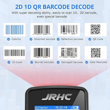 Load image into Gallery viewer, Wireless Barcode Scanner 2D, Inventory Scanner & Data Collector Portable Data Terminal Inventory Device with Long Transmission Distance 2.4G Wireless Bar Code Reader with 2.8" LCD Screen