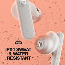 Load image into Gallery viewer, Skullcandy Smokin' Buds in-Ear Wireless Earbuds, 20 Hr Battery, 50% Renewable Plastics, Microphone, Works with iPhone Android and Bluetooth Devices - Bone/Orange Glow