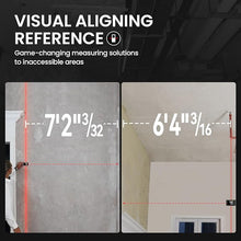 Load image into Gallery viewer, Laser Measuring Tool with Visual Aligning Indicator, MiLESEEY D9 Pro 330Ft Professional Laser Measurement Tool w/IPS Touchscreen Interface,P2P | Live Angle Display | APP Sync Laser Tape Measure