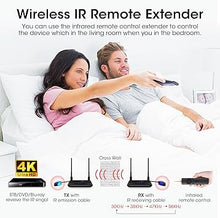 Load image into Gallery viewer, Wireless HDMI Transmitter and Receiver 4K, Binken 820Ft/250m Wireless HDMI Extender 5G Kit Support 4K@30 Hz, for Streaming Video Audio from Laptop,PC, Cable Box to HDTV Projector Monitor IR Support