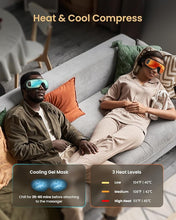 Load image into Gallery viewer, RENPHO Eye Massager with Heat and Cooling, Christmas/Birthday Gifts for Women/Men, Eyeris 3 Voice Control Eye Massager with Removable Gel Mask & DIY Massage Settings, Eye Care Devices for Relax