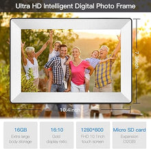 Load image into Gallery viewer, Uhale 10.1inch Digital Picture Frame WiFi Smart Digital Photo Frame 1280 * 800 IPS HD Touch Screen, 16GB Memory, auto-Rotate, use “Uhale”APP Instantly Shares Photos and Videos-Best Gift