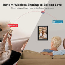 Load image into Gallery viewer, Digital Picture Frame 10.1 Inch WiFi,1280 * 800P IPS HD Disply, Youyu Digital Photo Frame with 32GB Storage, Picture Frames Share via Free APP - Photo Frame Electronic Gifts for Mom Grandparents
