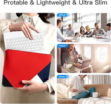 Load image into Gallery viewer, XIWMIX Ultra-Slim Wireless Bluetooth Keyboard -Universal Rechargeable Bluetooth Keyboard Compatible with iPad Pro/iPad Air/iPad 10th/9th/8th/7th/6th/5th/iPad Mini and Other iOS Android Windows Devices
