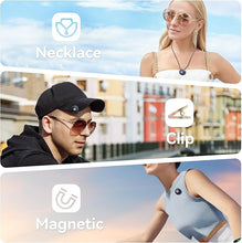 Load image into Gallery viewer, Wireless Lavalier Microphone for iPhone 15/16 & Android, USB C Mini Lapel Microphone Wireless, Hi-Fi Audio, Noise Cancellation, 35H Battery for Video Recording, Streaming - Sapphire Blue