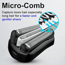 Load image into Gallery viewer, 32B Series 3 Replacement Head for Braun ProSkin Electric Shaver, Compatible with Braun Foil Shaver 3000s 3010s 3020s 3030s 3040s 3050cc 3070cc 3080s 3090cc 320 330 340 350cc (1 Pack)