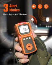Load image into Gallery viewer, Guard-611 H2S Monitor, Portable H2S Detector Features a Convenient H2S Monitor Clip on, Rechargeable with 5-Day Battery, Battery Indicator, Low Battery Warning, Safety Explosion-Proof-Orange