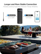 Load image into Gallery viewer, GoveeLife Wireless Meat Thermometer, WiFi Meat Thermometer Digital with Unlimited Range Monitoring, LCD Rechargeable Base, APP Recipes, Bluetooth Cooking Food Thermometer for BBQ Grill, Oven, Smoker