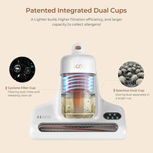 Load image into Gallery viewer, JIGOO Mattress Vacuum Cleaner : UV Bed Vacuum Cleaner 500W 13Kpa Strong Suction, High Heating Tech, Deep Cleaning Bed Vacuum for Sofa/Bed/Fabric Surface(Corded,120V)