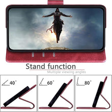 Load image into Gallery viewer, SUANPOT Compatible with iPhone 16 Pro Max 6.9" Wallet case with RFID Blocking Credit Card Holder,Flip Book PU Leather Protective Cover Women Men for Apple 16 Pro Max Phone case Red