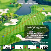 Load image into Gallery viewer, GOLFBUDDY Voice 2S+ Talking GPS Rangefinder, Clip on Hat Golf Navigation, Slope Mode on/Off, 18 Hours Battery Life, Shot Distance Measurement, Preloaded with 40,000 Courses Worldwide (Black)