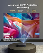 Load image into Gallery viewer, Dangbei Atom Laser Projector, 1200 ISO Lumens, 3D Ready, Official Netflix, 1080p HD with 4K HDR Input, 180" Display, HDR10, 2x5W Dolby Audio Speakers, Home Theater Projector with WiFi and Bluetooth