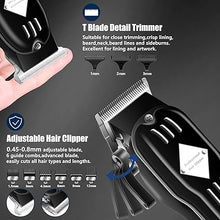 Load image into Gallery viewer, SUNNOW Hair Clippers for Men, Beard Trimmer & Hair Trimmer & Electric Foil Shavers Razor Kit, Hair Cut Machines Men's Beard Grooming Kit for Home, Barber(Black)