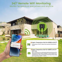 Load image into Gallery viewer, WiFi Thermometer with Freezer Alarm, Digital Freezer Thermometer, Email Alert, App Notification, 2-Years Data Export, Remote App Monitor for Freezer, Refrigerator, Fish Tank (Need Power Supply)