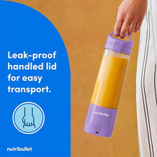 Load image into Gallery viewer, nutribullet Portable Blender, Cordless, 20oz Vessel, Personal Blender, USB-C Rechargeable, Light Purple, NBPB50100LP