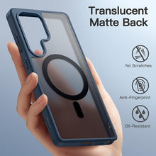 Load image into Gallery viewer, JETech Magnetic Case for Samsung Galaxy S25 Ultra 5G, Compatible with MagSafe, Translucent Matte Back Shockproof Phone Cover (Storm Blue)