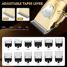 Load image into Gallery viewer, Suttik Hair Clippers for Men Professional, Cordless Beard Trimmer & Electric Shavers for Men, Mens Hair Clippers and Trimmer Kit for Barber with Case, Gold