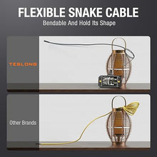 Load image into Gallery viewer, Endoscope Borescope with Light,Teslong 4.3" HD Snake Inspection Camera, 0.3inch Diameter Scope Camera for Automotive Engine, Home Waterproof Fiber Optic Camera for Sewer Duct Pipe(16.5FT)