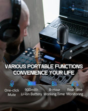 Load image into Gallery viewer, ALABS USB Wireless Cardioid Condenser Microphone for Podcast,Gaming and Home Office,100ft Signal Transmission Distance,Streaming Mic with LED Quick Mute Indicator and Noise Cancelling for PC,Mac