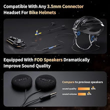 Load image into Gallery viewer, FODSPORTS FX8 Pro Motorcycle Communication Systems with Customized HRSQS Speakers, Dual-Chip Audio Multitasking, One-Click Fast Pairing, Music Sharing, FM 8 Riders Group Intercom, 2 Pack