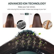Load image into Gallery viewer, Aima Beauty Hair Dryer Brush, One Step Hair Dryer & Volumizing Hot Air Brush, 3 Heat/Speed Settings, Advanced Ionic Technology, Ceramic Coating, Nylon Pins & Tufted Bristles, Dark Green, 1000W, 125V