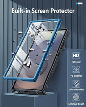 Load image into Gallery viewer, FNTCASE for Samsung Galaxy S25-Ultra Case: Military Grade Drop Proof Protection Mobile Cover with Kickstand | Matte Textured Rugged Shockproof TPU | Protective Sturdy Phone Case - Blue