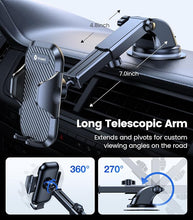 Load image into Gallery viewer, VICSEED [Ture Strongest Suction Military-Grade Sturdy Universal Phone Holders for Your Car Dashboard Windshield Vent Cell Phone Mount Truck Boat Cradle for iPhone, Android, All Smartphones