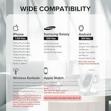 Load image into Gallery viewer, Wireless Charging Station, 3 in 1 Fast Wireless Charger Stand for Multiple Devices Apple Watch Ultra Series 9 8 7 6 SE 5 4 3 2, iPhone 16 15 14 13 12 11 Pro Max/Plus/Mini/X/XS/XR, Airpods Pro