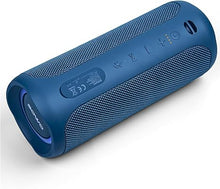 Load image into Gallery viewer, SOWO Waterproof Speaker Bluetooth Wireless- Portable Speaker Loud with Built-in Subwoofer and Tweeter, Extra Bass, Stereo Sound, IP67, Colorful Lights for Party, Outdoor, Camping - Blue