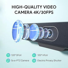 Load image into Gallery viewer, Yealink UVC34 4K Conference Room Camera System All-in-One Video Conferencing System, Auto Framing, 120° Wide Angle Webam with Microphone, Teams Certified Zoom Rooms Camera, PC Connected via USB-A?8 MP
