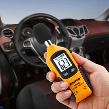 Load image into Gallery viewer, Decibel Meter, RISEPRO® Digital Sound Level Meter 30 – 130 dB Audio Noise Measure Device Backlight MAX/MIN, Data Hold Auto Power Off Dual Ranges HT-80A
