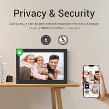 Load image into Gallery viewer, 10.1 Inch WiFi Digital Picture Frame, Smart Electronic Digital Photo Frame with Free Storage and 1280 * 800 Touch Screen, Instantly Share Photos and Video