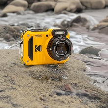 Load image into Gallery viewer, KODAK PIXPRO WPZ2 Rugged Waterproof Shockproof Dustproof WiFi Digital Camera 16MP 4X Optical Zoom 1080P Full HD Video Vlogging Camera 2.7" LCD (Yellow)