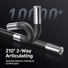 Load image into Gallery viewer, DEPSTECH 210° Two-Way Articulating Borescope Tool, Industrial Endoscope Camera with Lights, 0.24in Slim Probe, 5ft Waterproof Flexible Snake Tube,Video Inspection Scope Camera for Automotive Mechanics