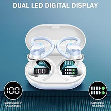 Load image into Gallery viewer, Rulefiss Wireless Earbuds Bluetooth Headphones Sport, 2024 Bluetooth 5.3 Earbuds 14.2mm Driver Stereo Over Ear Buds, 48Hrs Earphones with Earhook, Noise Cancelling Mic, IP7 Waterproof for Android iOS