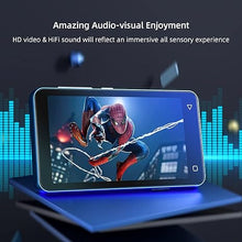 Load image into Gallery viewer, MP3 Player with Bluetooth and WiFi,MP3 Player with Spotify,Spotify Kids,Audible,Pandora,Amazon Music,4" Music Player MP4 Up to 1TB(80GB,Blue_White)