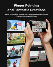 Load image into Gallery viewer, OBSBOT Tail Air & Smart Remote Combo, Streaming Camera with AI Tracking PTZ, Intelligent APP, Gesture Control, HDMI/USB-C/Wireless Webcam, Video Cameras for Filming, Worship, Content Creator, etc.