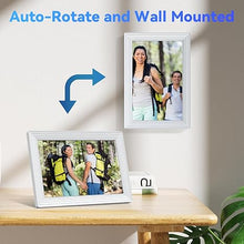 Load image into Gallery viewer, 5G Digital Picture Frame 10.1 Inch WiFi Digital Photo Frame,1920 * 1200 HD IPS Touch Screen Smart Cloud Photo Frame, to Share Photos Or Videos Remotely Via Frameo APP-16G