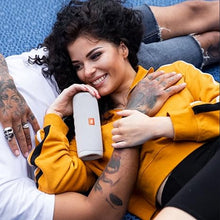 Load image into Gallery viewer, JBL FLIP 5, Waterproof Portable Bluetooth Speaker, White, 3.6 x 3.6 x 8.5