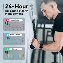 Load image into Gallery viewer, ENOMIR Smart Watch for Women Men with Bluetooth Call,Smartwatch with Alexa Built-in,Heart Rate SpO2 Sleep Monitor,5ATM Waterproof,Step Calorie Activity Trackers and Smartwatches for iOS&Android Phones