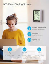 Load image into Gallery viewer, Govee Hygrometer Thermometer H5075, Bluetooth Indoor Room Temperature Monitor Greenhouse Thermometer with Remote App Control, Notification Alerts, 2 Years Data Storage Export,LCD