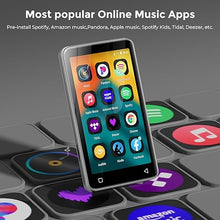 Load image into Gallery viewer, innioasis 80GB MP3 Player with Bluetooth and WiFi, MP3 Player for Kids with Spotify, Spotify Kids, Pandora, Audible, 4.0" Touch Screen Music Player with Parental Controls, Up to 1TB (White+ Silver)