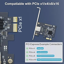 Load image into Gallery viewer, 2.5Gb PCIe Network Card,2.5GBase-T PCI Express Network Adapter NIC, with Realtek RTL8125B Controller, Single RJ-45 Port, PCIe 2.1 x1 Support Windows Server/Linux