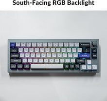 Load image into Gallery viewer, Keychron Q2 Pro QMK/VIA Wireless Custom Mechanical Keyboard, Full Metal Programmable Knob Hot-Swappable K Pro Brown Switches, KSA Double-Shot PBT Keycaps RGB Backlight for Mac Windows Linux - Grey